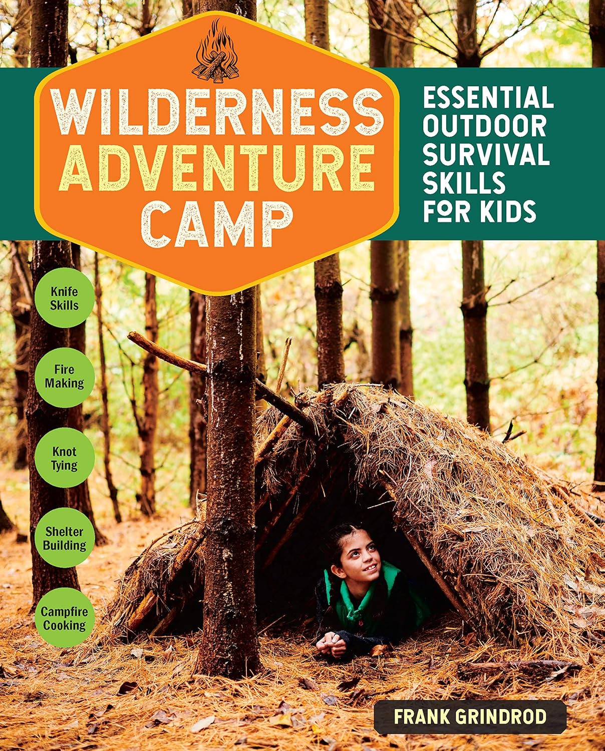 Wilderness Adventure Camp book cover, by Frank Grindrod