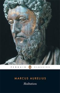 Meditations book cover, by Marcus Aurelius