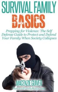 Prepping for Violence book cover, by Macenzie Guiver