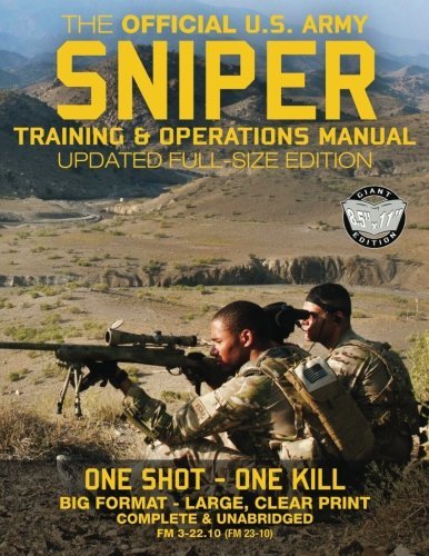 US Army Sniper Training & Operations Manual book cover